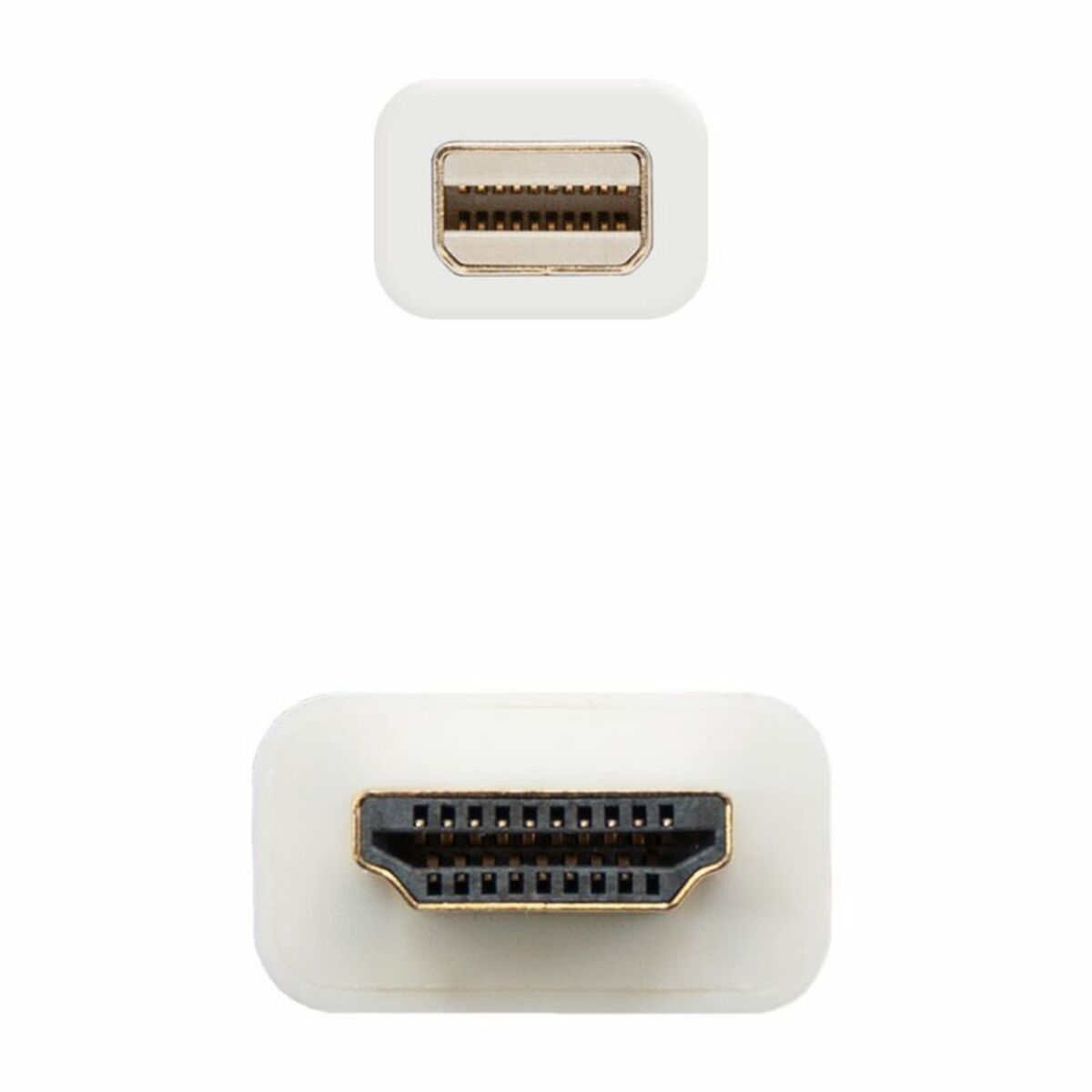 Adapter Mini DisplayPort v HDMI NANOCABLE 10.15.4002 Bela 2 m